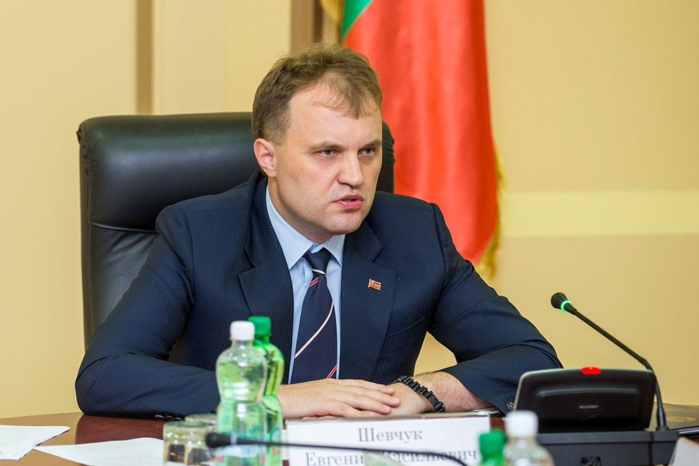Глава приднестровского региона Евгений Шевчук.