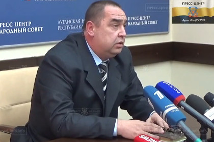 В ЛНР решение Киева назвали экономической блокадой и «актом о геноциде и разорении нашего народа». Кадр видео с YouTube.