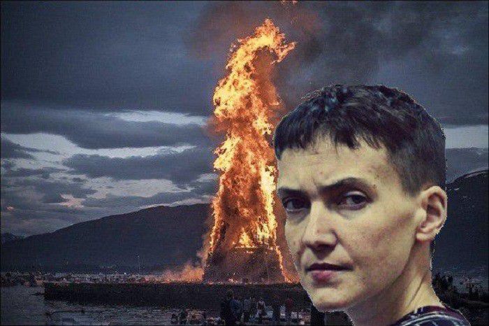 Народный депутат Украины Надежда Савченко – "украинская Жанна д'Арк".