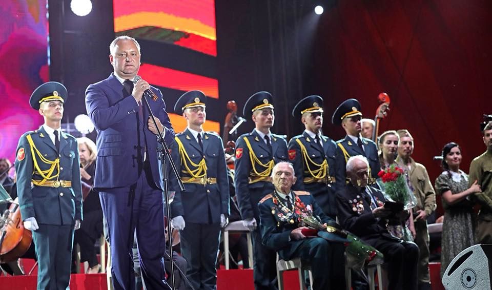 Президент Игорь Додон рассказал о прошедшем концерте. Фото: Facebook