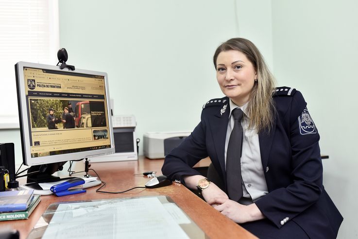 „Sunt prima femeie șefă-adjunct de sector la Poliția de Frontieră”