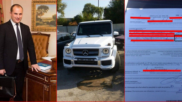 Poliţia i-a ridicat maşina lui Valerian Mânzat.