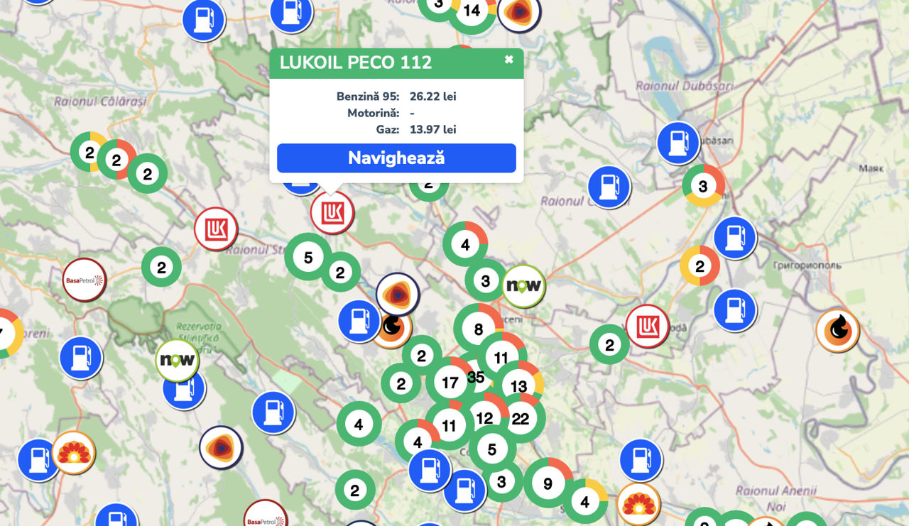 Водители могут проверять цены на топливо и его наличие на веб-платформе.
