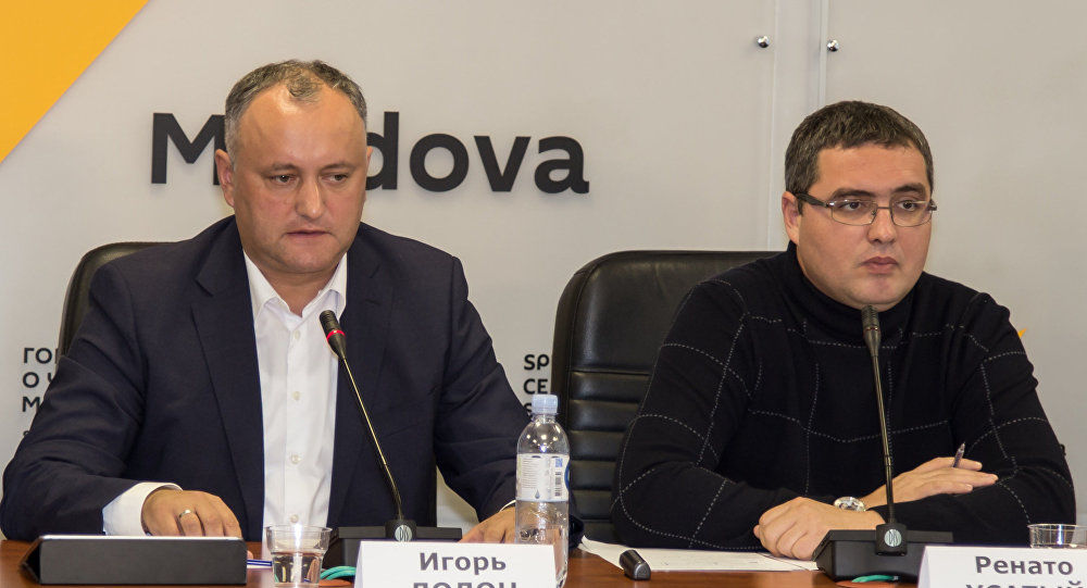 Dodon și Usatîi nu mai sunt parteneri. Foto: sputnik.md