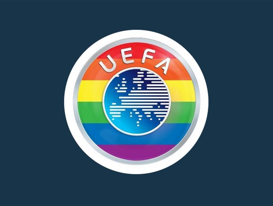 UEFA изменил эмблему в поддержку ЛГБТ.