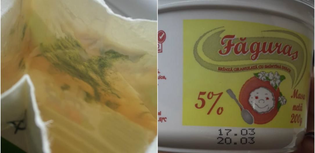 Brânză expirată într-un magazin din Capitală.