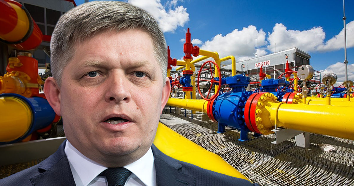 Премьер Словакии Роберт Фицо заявил, что транзит российского газа через Украину может продолжиться. Коллаж Point.md.