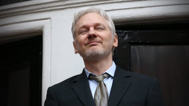 Основатель сайта WikiLeaks Джулиан Ассанж.