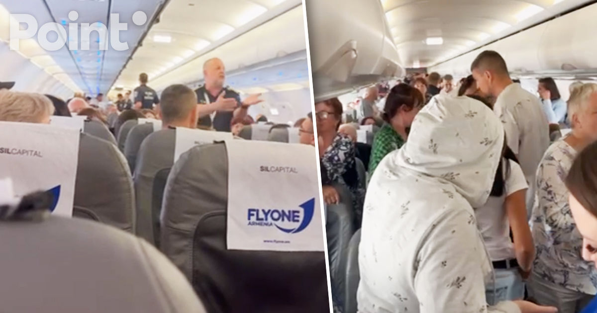 Самолет FlyOne вернется в Армению.