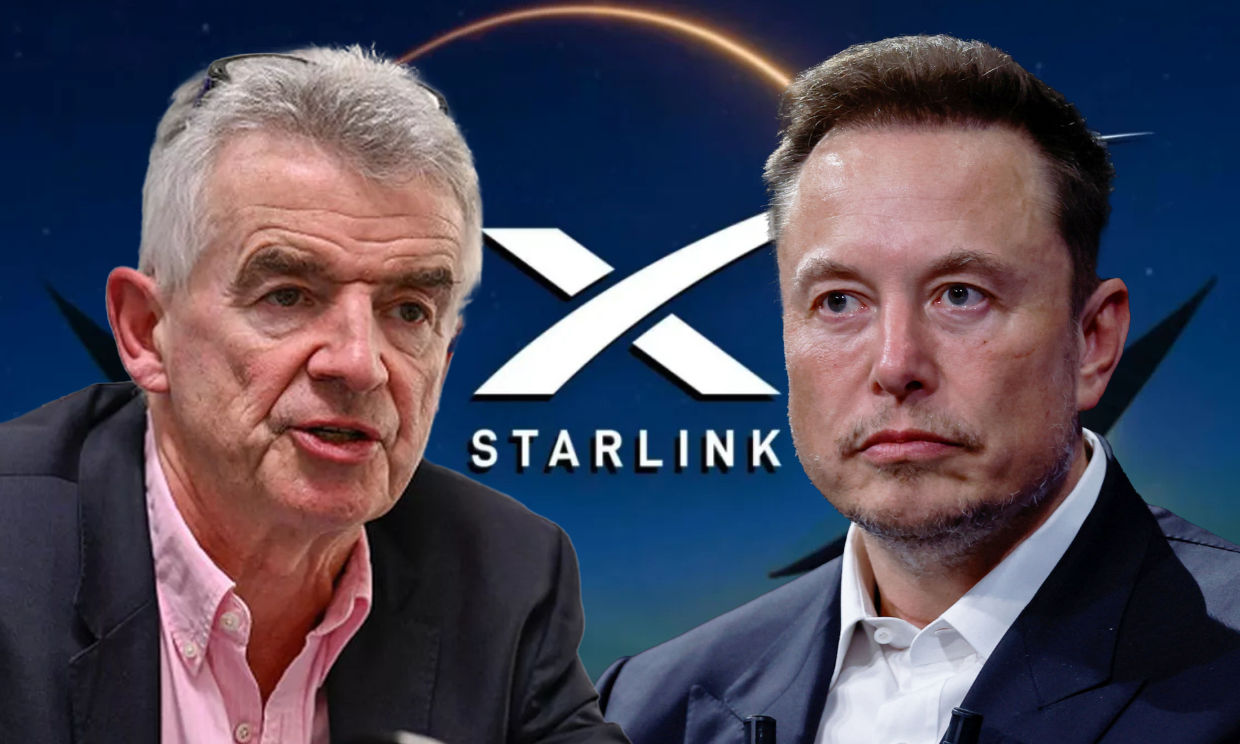 Elon Musk și directorul Ryanair, Michael O'Leary, s-au certat pe tema Starlink.