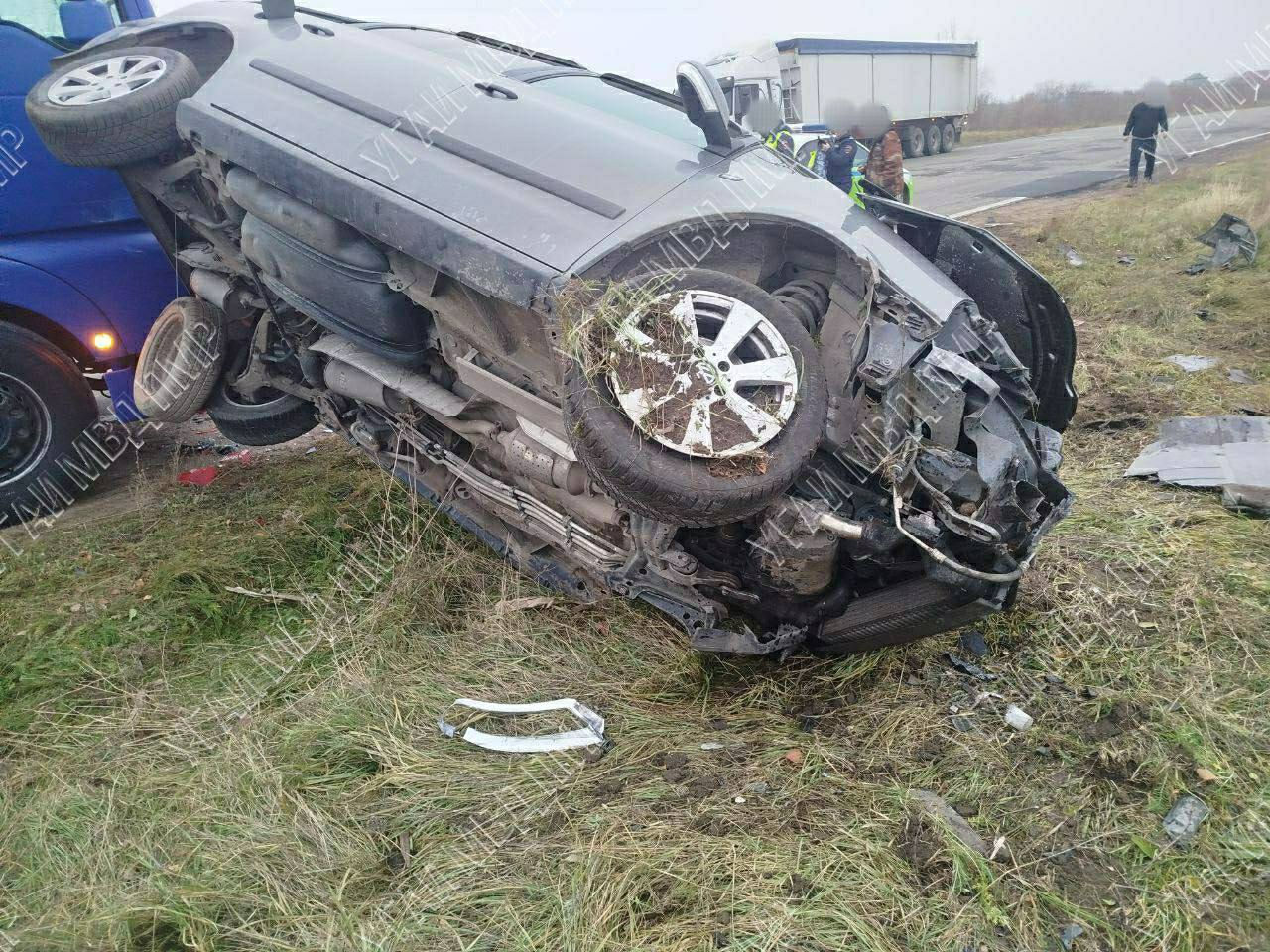 Accident rutier pe șoseaua Grigoriopol: Două persoane au ajuns la spital.
