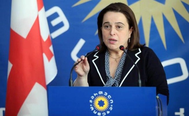 Заместитель председателя парламента Грузии Манана Кобахидзе.