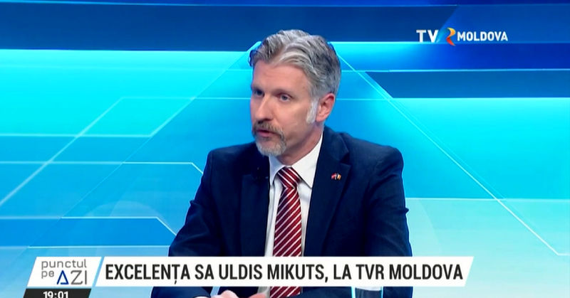 Посол Латвии в Кишиневе Улдис Микутс.