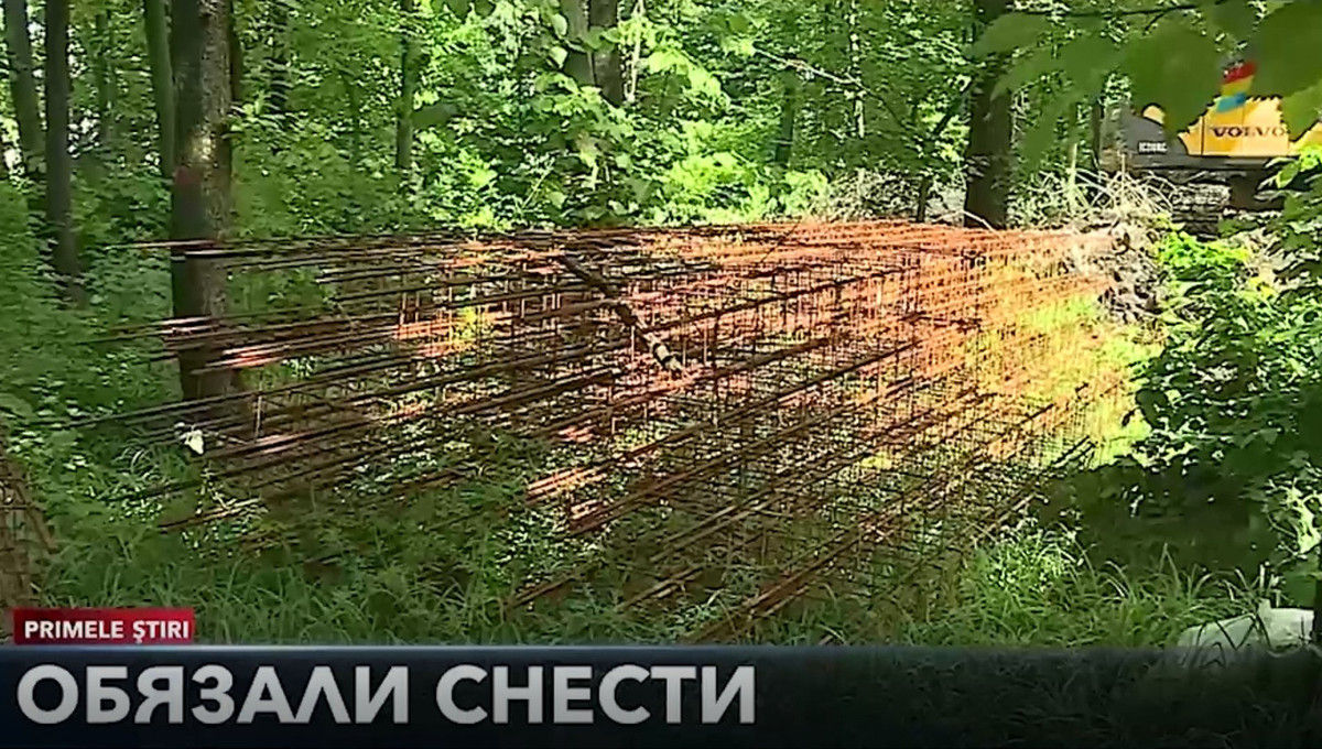 В Дурлештском лесу незаконно построили зону отдыха.