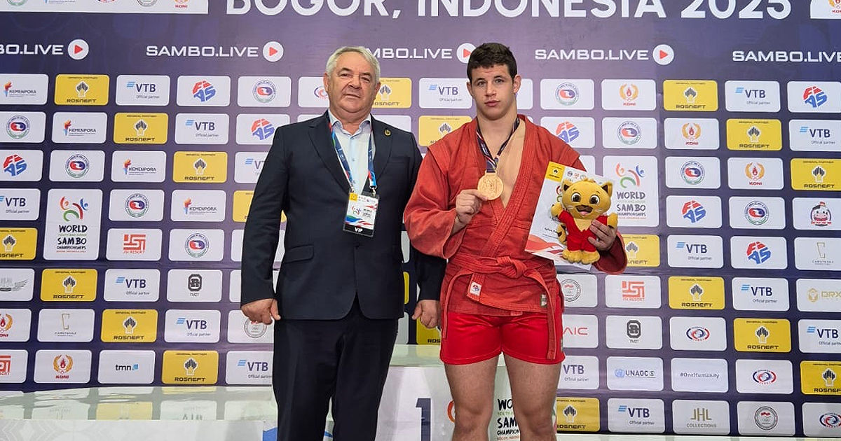 Un sportiv moldovean a câștigat medalia de bronz la Campionatul Mondial de sambo.