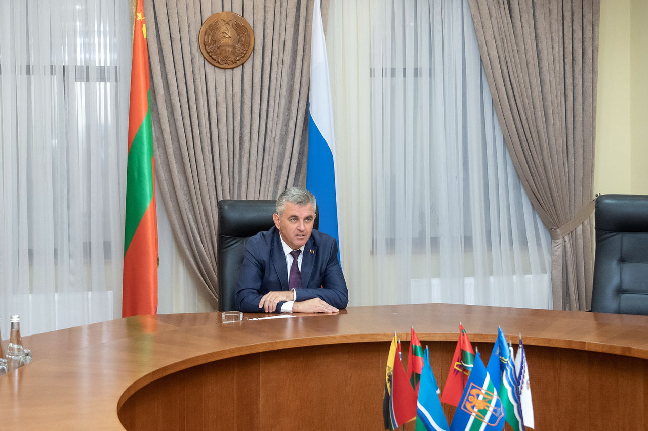 Тираспольский лидер Вадим Красносельский.