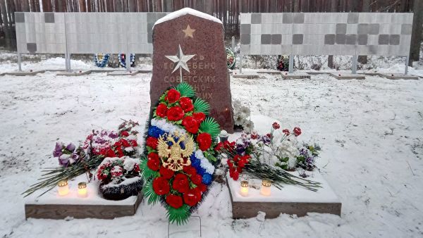 В Финляндии установили стенды с именами погибших советских военнопленных.