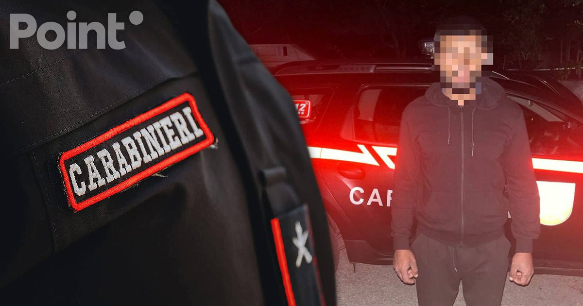 Un bărbat dat în căutare pentru furt, identificat de carabinieri.
