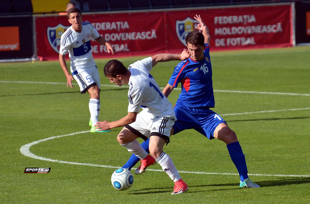 Singurul gol a fost înscris în minutul 72 de mijlocaşul Hakob Hakobyan care a reuşit un şut splendid de la distanţă. Foto: moldova.sports.md