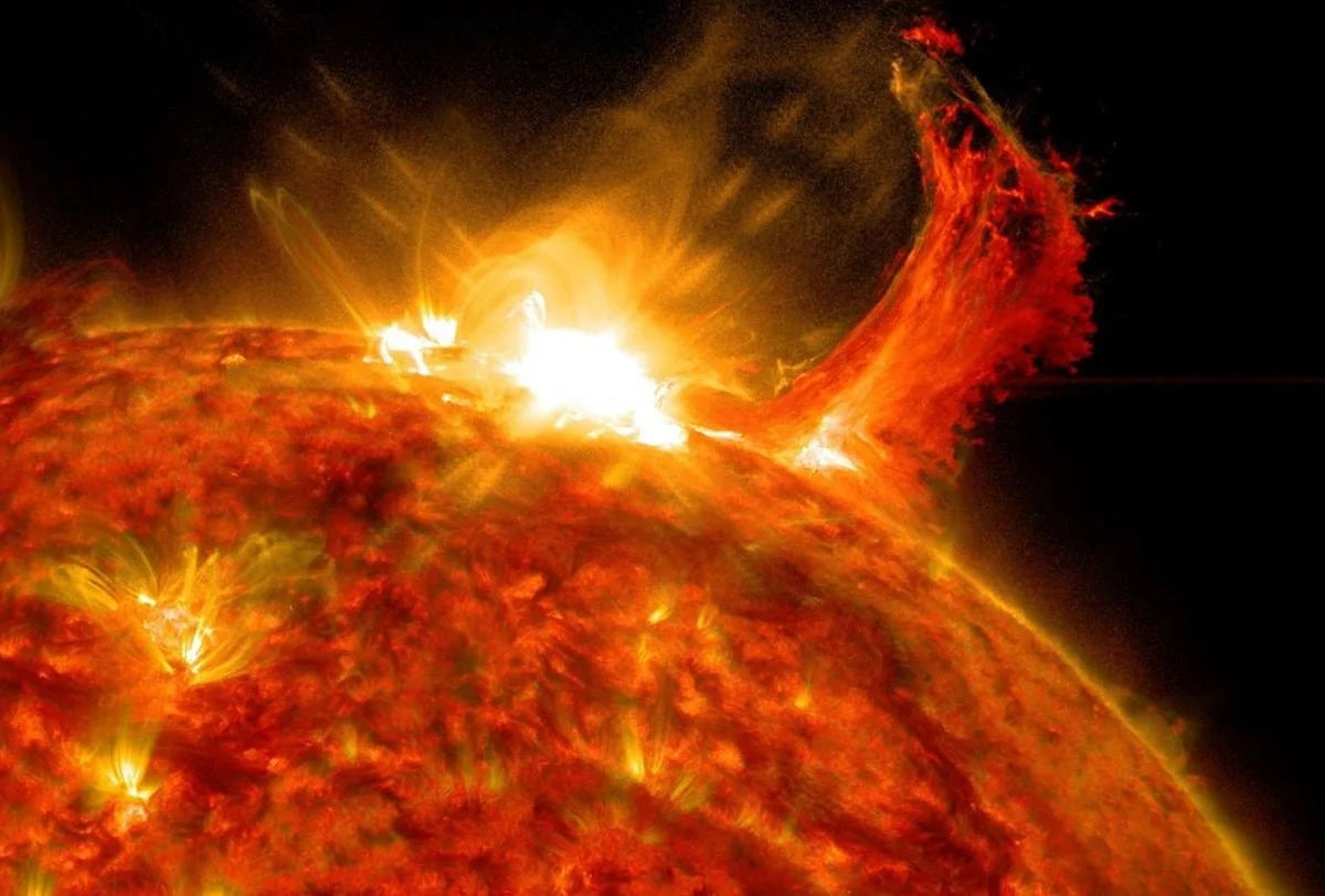 O a doua erupție puternică a avut loc pe Soare în ultimele două zile.