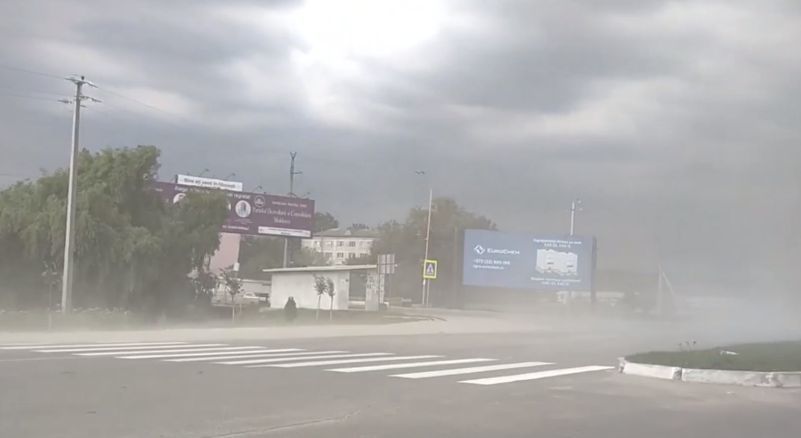 На Молдову надвигается пыльная буря.