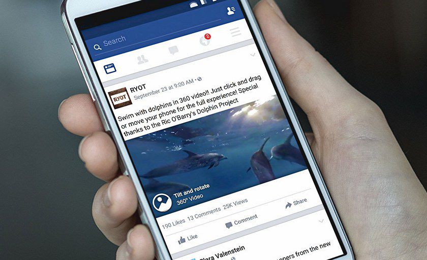 Facebook покажет 360-градусные фотографии.