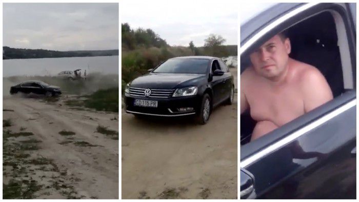 Filmările cu automobilul diplomatic au fost realizate dumincă, 14 august.