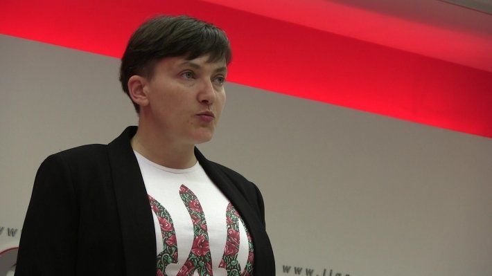 Депутат Верховной рады Украины Надежда Савченко.