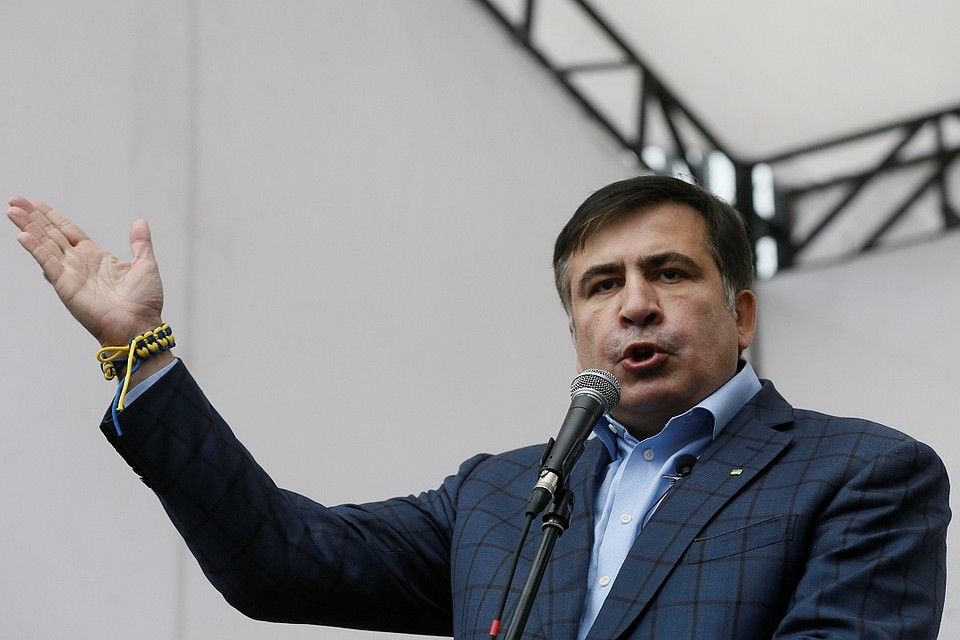 Бывший грузинский президент и экс-глава Одесской области Украины Михаил Саакашвили.