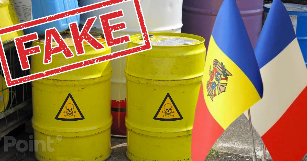 Franța nu trimite deșeuri toxice în Moldova.
