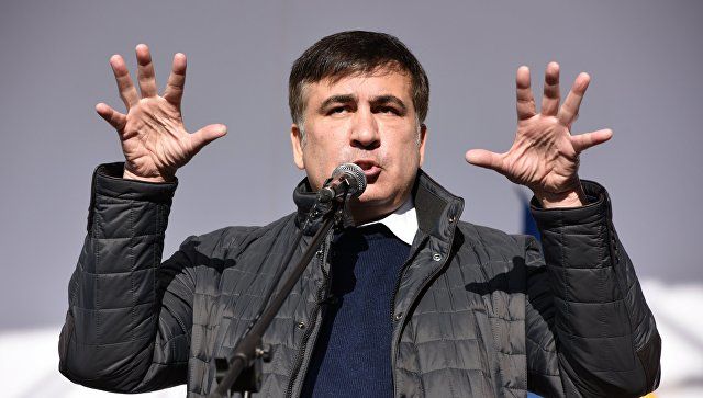 Бывший президент Грузии, экс-губернатор Одесской области Михаил Саакашвили.