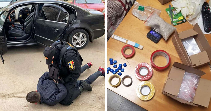 Обыски по 14 адресам в столице: задержаны пятеро подозреваемых. Коллаж: Point.md.