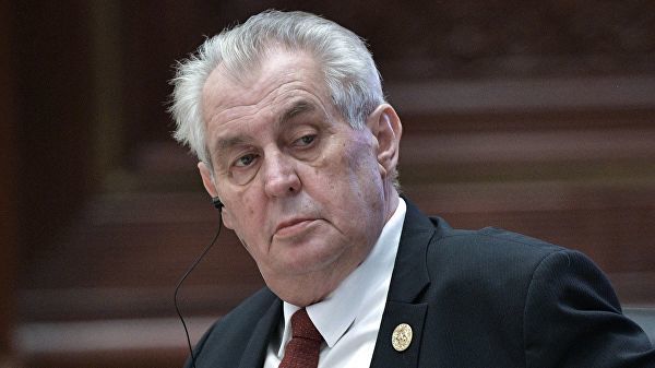 Президент Чехии Милош Земан.
