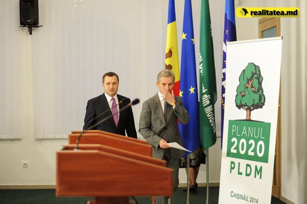 Vlad Filat crede că Iurie Leancă nu va lua decizia de a pleca din PLDM. Foto: realitatea.md