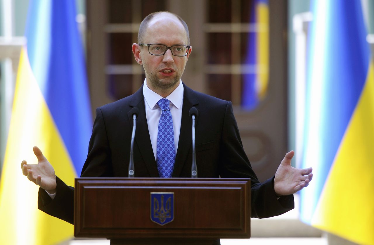 Украинский премьер Арсений Яценюк.