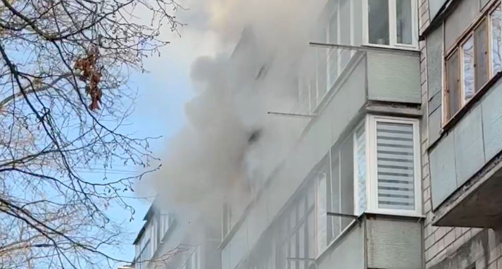 В Кишинёве возник пожар в квартире.