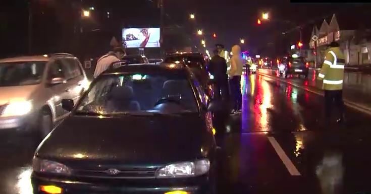 Accidentul s-a produs, aseară, pe strada Ismail.