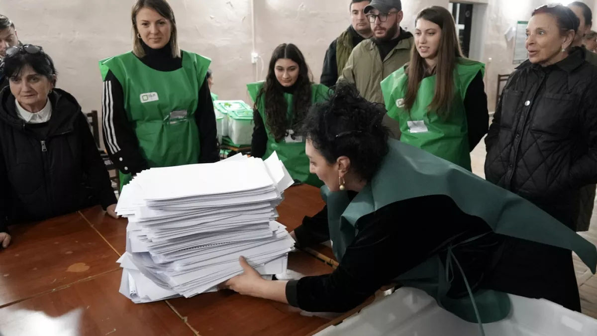 Renumărarea voturilor la alegerile din Georgia confirmă datele Comisiei Electorale Centrale.