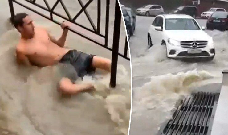 Передвигаться по Сочи сегодня можно только вплавь.