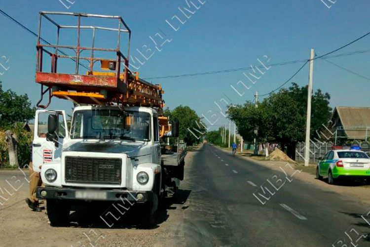 В Слободзее водитель грузовика сбил пешехода.