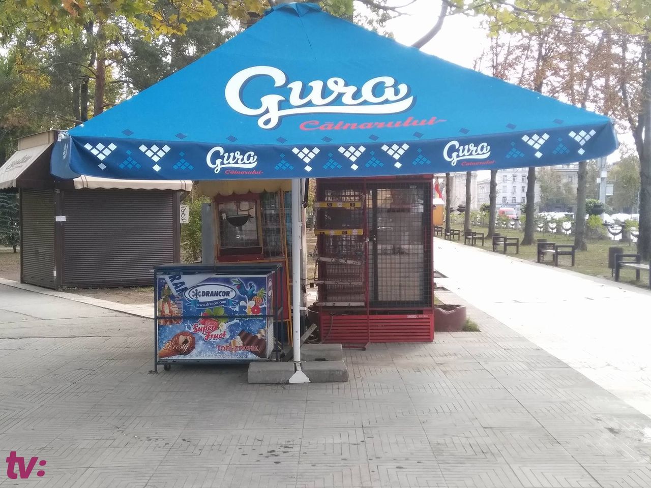 Toate tarabele și gheretele din Parcul Central și-au sistat activitatea după raziile de dimineață. 