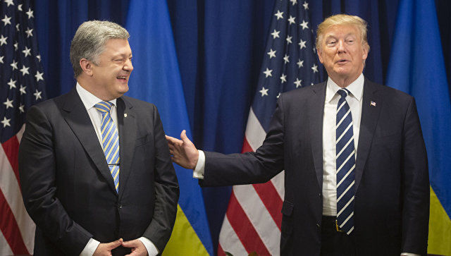 На Украине анонсировали встречу Порошенко с Трампом. Фото: ria.ru