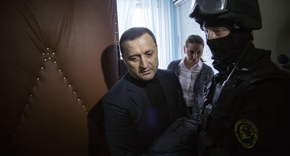 Vladimir Filat se află în arest preventiv din 15 octombrie 2015. Foto: Sputnik/ Miroslav Rotari.