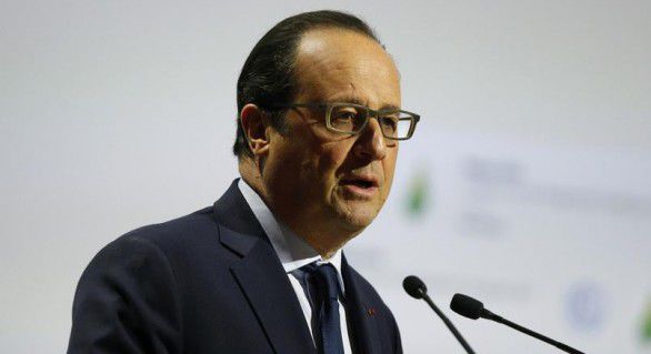 Preşedintele francez Francois Hollande.