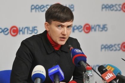 Депутат Верховной Рады Надежда Савченко.