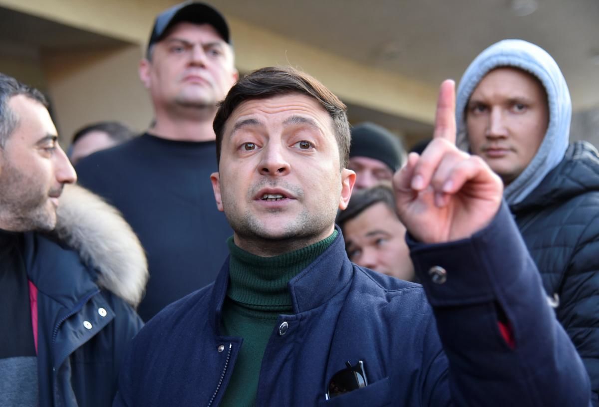 Шоумен и кандидат на пост президента Украины Владимир Зеленский.