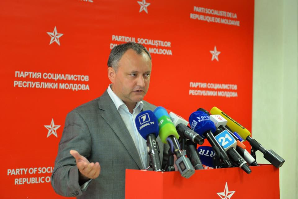 Додон: Спасти Молдову от олигархов могут только досрочные выборы.
