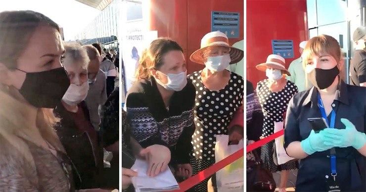 Скандал в аэропорту: пассажиров рейса Кишинев-Москва не пустили на борт. Коллаж: Point.md