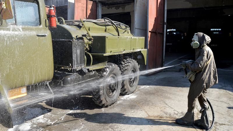 В Национальной армии усилили меры по защите от коронавируса.