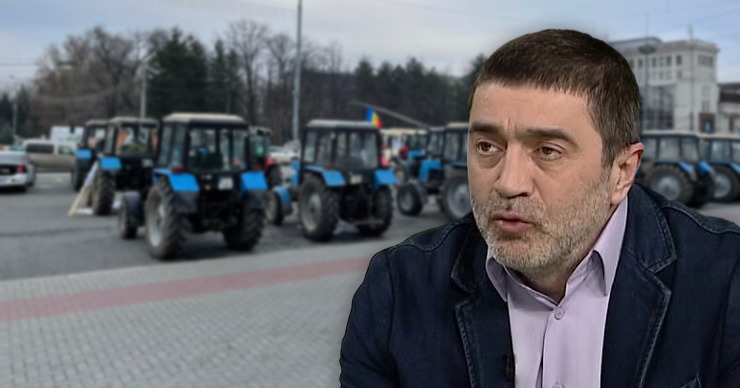 Рошка: «Фермеры должны протестовать также и перед супермаркетами». Коллаж: Point.md
